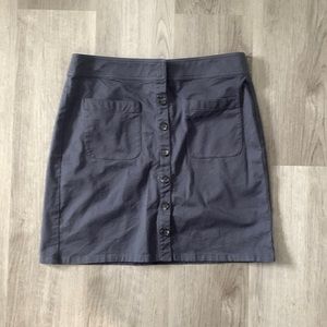 Slate grey LOFT size 8 skirt